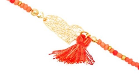 Bransoletka z koralikami