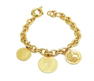 Bransoletka z monetkami