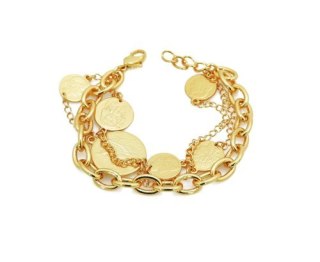 Bransoletka z monetkami