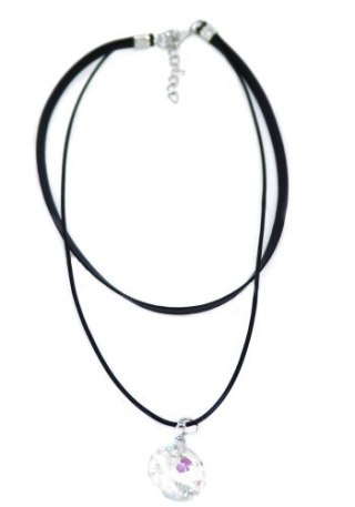 Efektowny podwójny naszyjnik