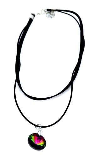 Efektowny podwójny naszyjnik