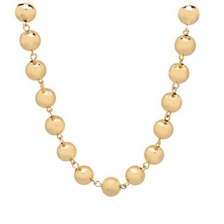 Naszyjnik złote kuleczki