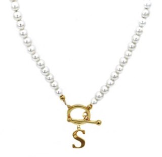 Perły z literką 4cm