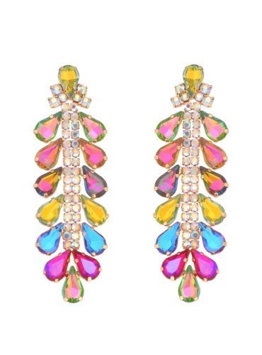 Kolczyki długie z cyrkoniami