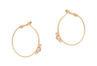 Kolczyki koła z cyrkoniami