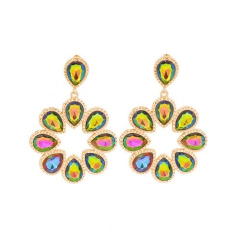 Kolczyki lśniące cyrkonie