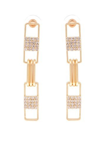 Kolczyki pozłacane z cyrkoniami 31