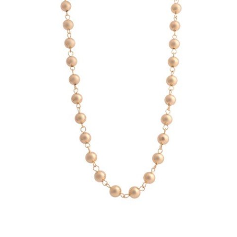 Łańcuszek , duże błyszczace kulki, krótki 63