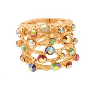 Pierścionek z kamieniami