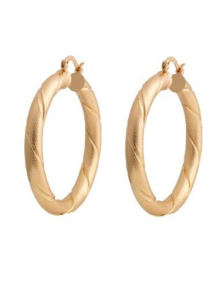 Kolczyki, koła, szlifowane w macie, średnie 166