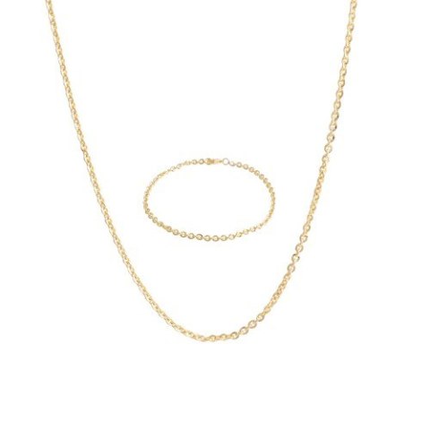 Komplet, delikatne, okragłe ogniwa 7