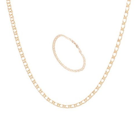 Komplet, płaski, małe podwojone ogniwa 5